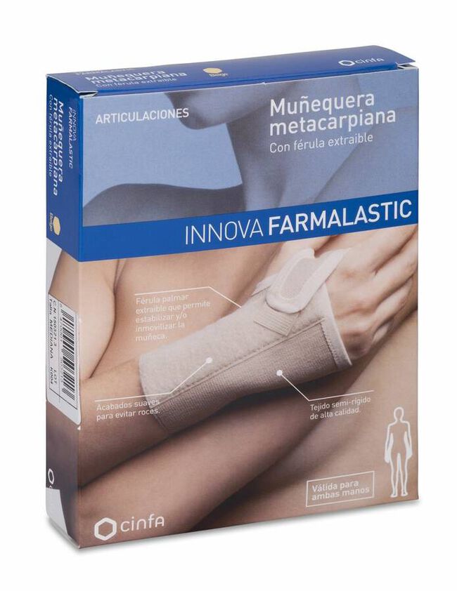 Muñequera Ferula Metacarpiana Farmalastic Innova T- Med 