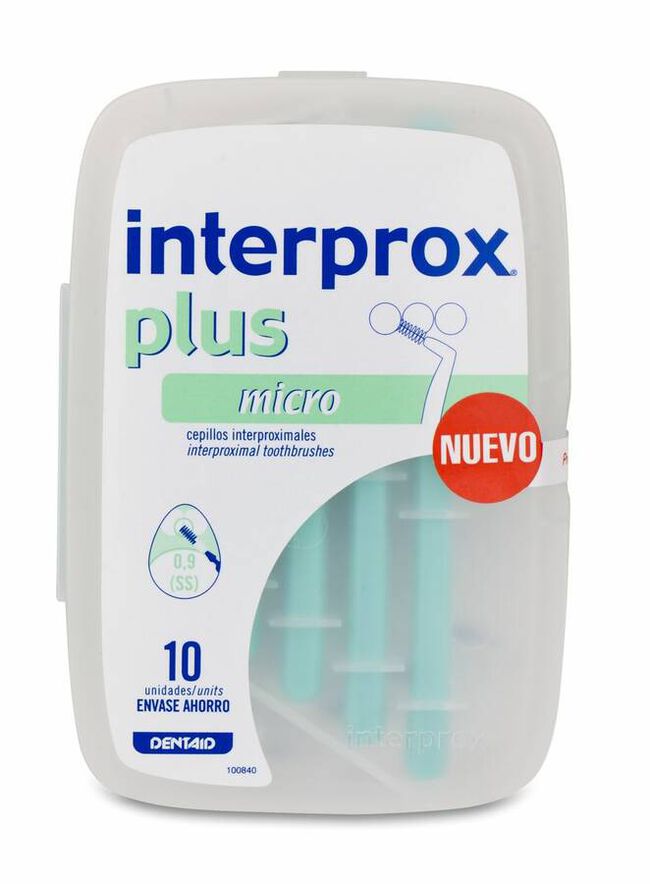 Cepillo Dental Interproximal Interprox Plus Micro Envase Ahorro 10 U 