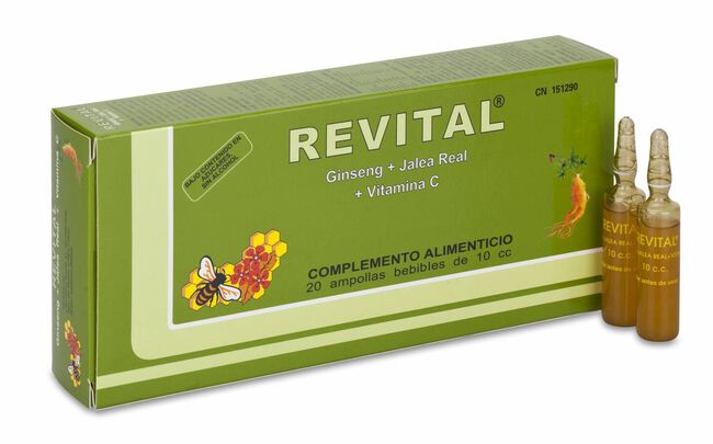 Revital Amp Bebible 20 Ampollas 