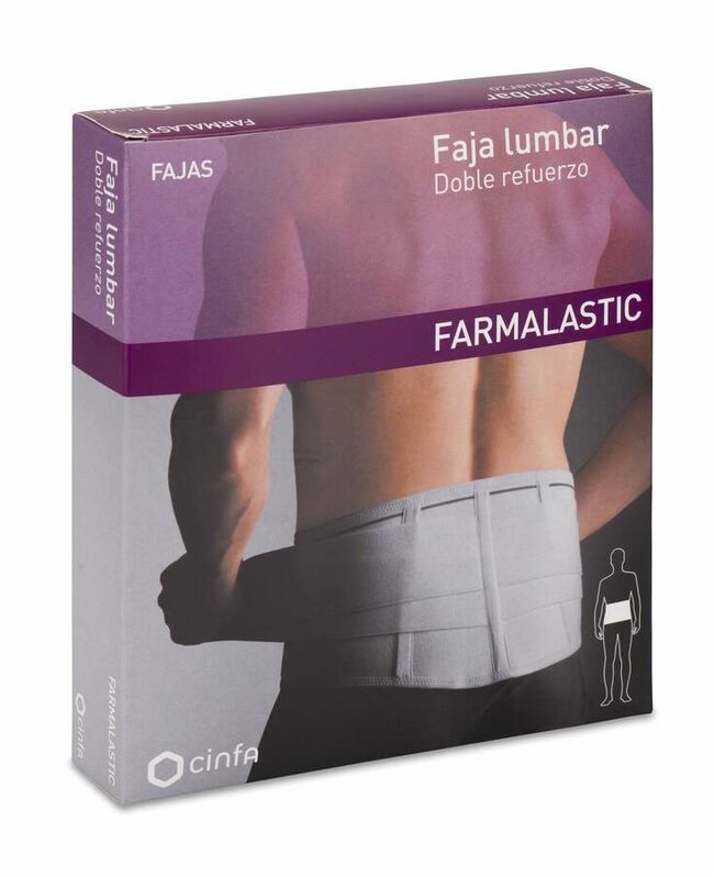 Faja Lumbar Farmalastic Doble Refuerzo T- 2 