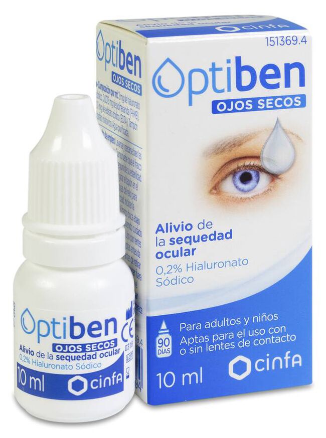 Optiben Gotas Sequedad Ocular 10 ml 