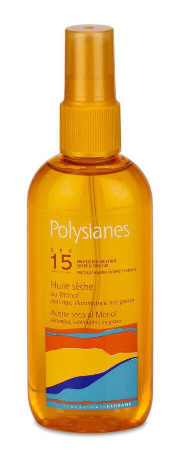 Polysianes Aceite Seco Protec Media Spf 15 Klorane 