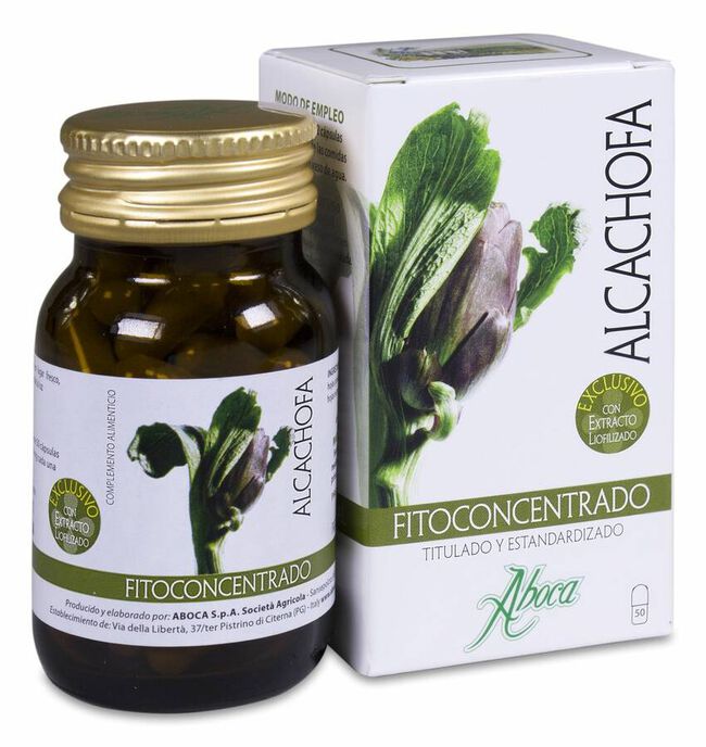 Fitoconcentrado Alcachofa Aboca 500 mg 50 Capsulas