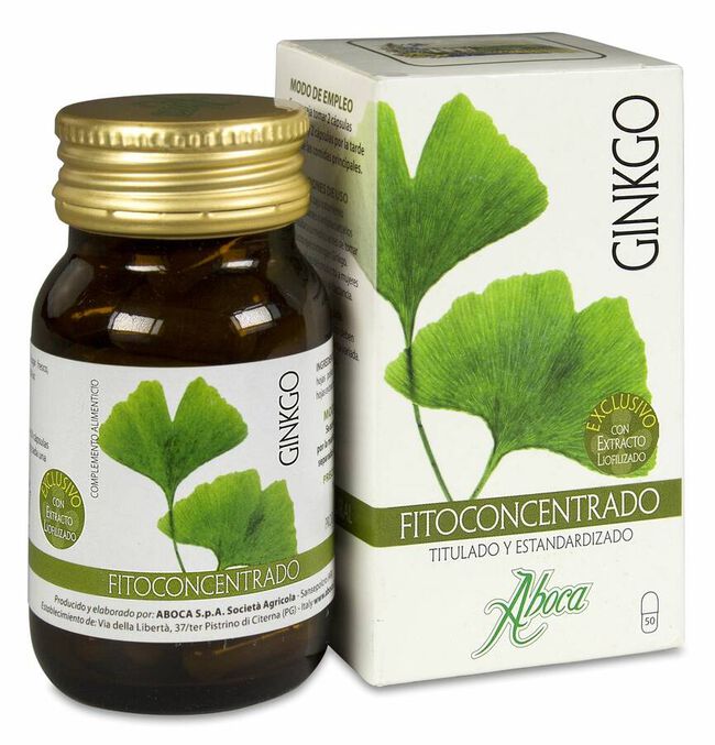 Fitoconcentrado Ginkgo Aboca 500 mg 50 Capsulas