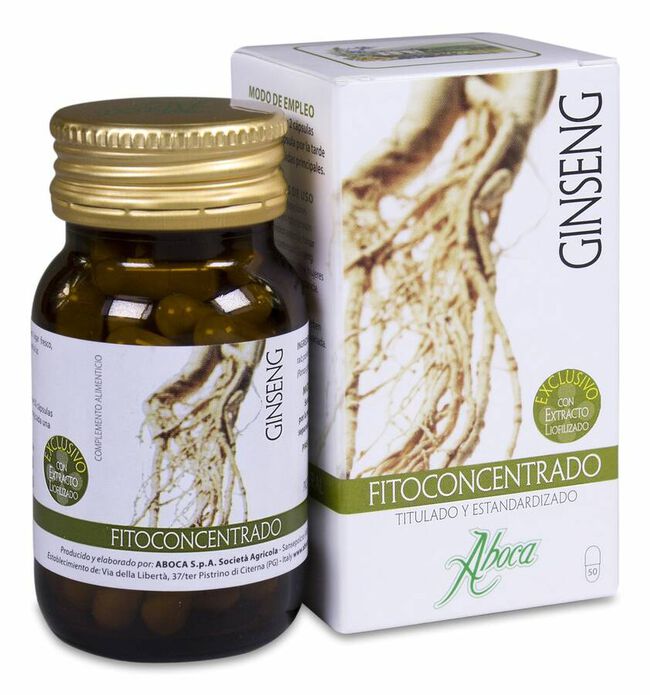 Fitoconcentrado Ginseng Aboca 500 mg 50 Capsulas