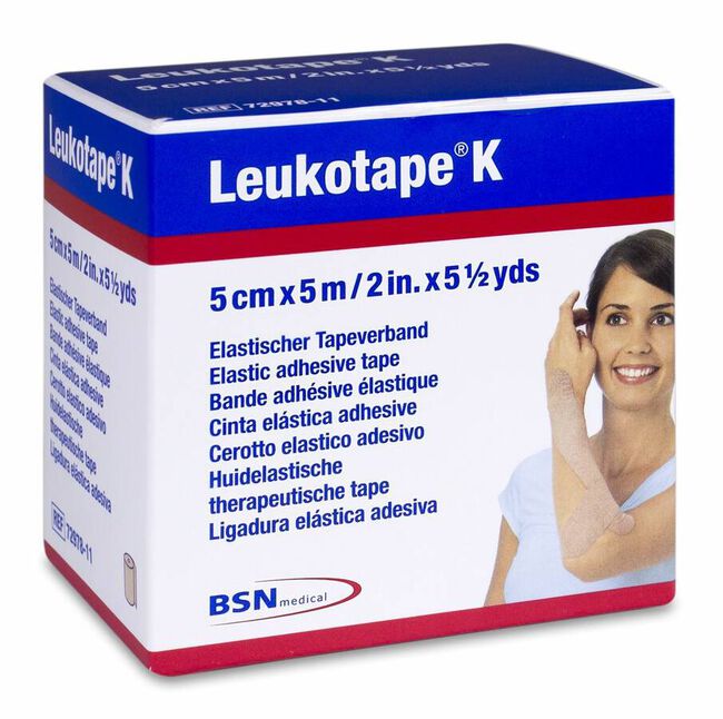 Leukotape K Vendaje Neuro Muscular Tecnica Vnm Beige 5 Cm X 5 Cm 