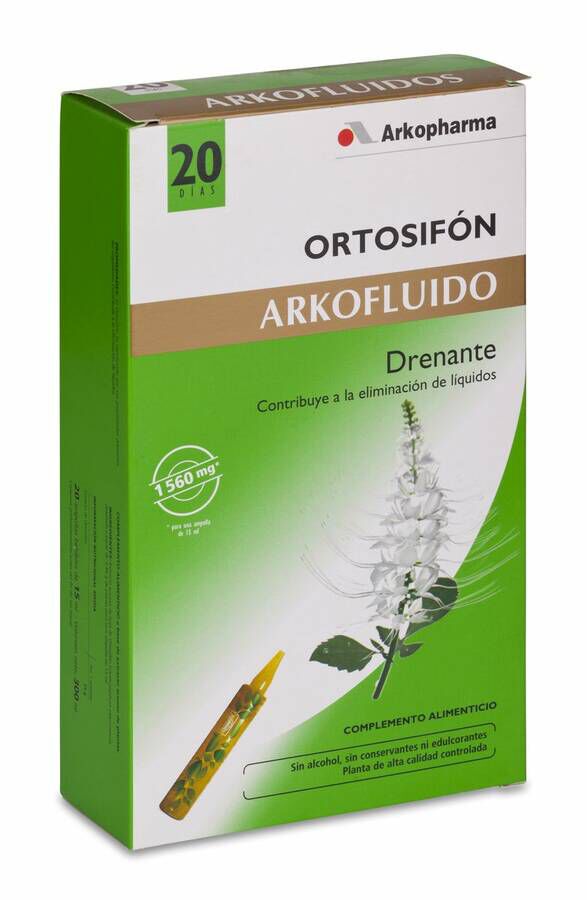 Ortosifon Arkofluido 20 Ampollas Bebibles 15 Ml