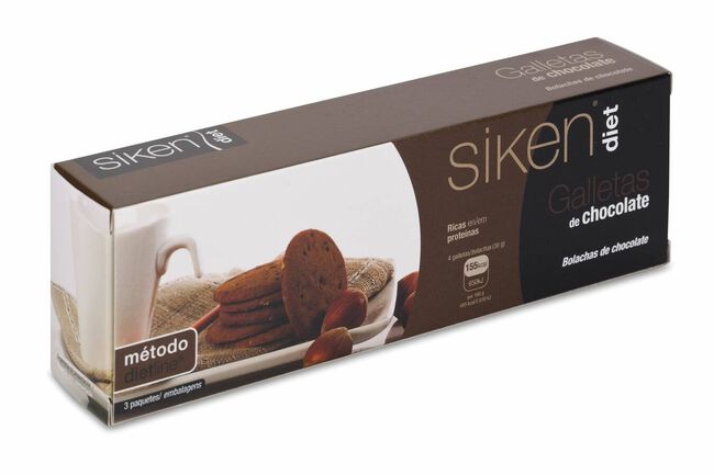 Siken Diet Galletas De Chocolate 15 Galletas 