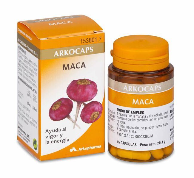 Maca Arkocaps 225 mg 45 Capsulas