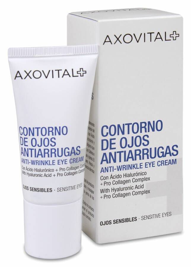 Axovital Crema Contorno Ojos Antiarrugas Rellena 15 ml 