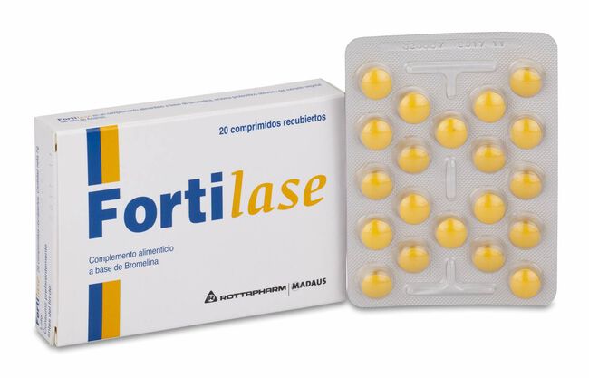 Fortilase 20 Comprimidos Recubiertos 