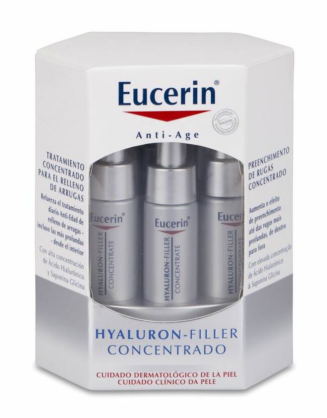 Eucerin Antiedad Hyaluron-Filler Concentrado 5 ml 6 Amp 