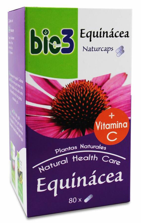 Bie3 Echinacea Naturcaps 500 mg 80 Cápsulas