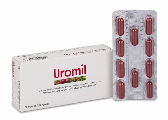 Uromil 30 Cápsulas 