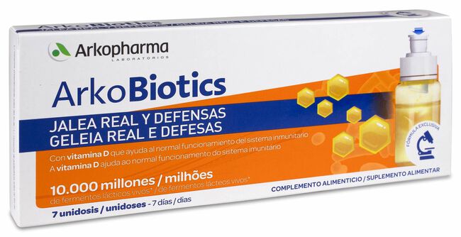 Arkoprobiotics Energia y Defensas Jalea Real Adultos 7 Unidosis 