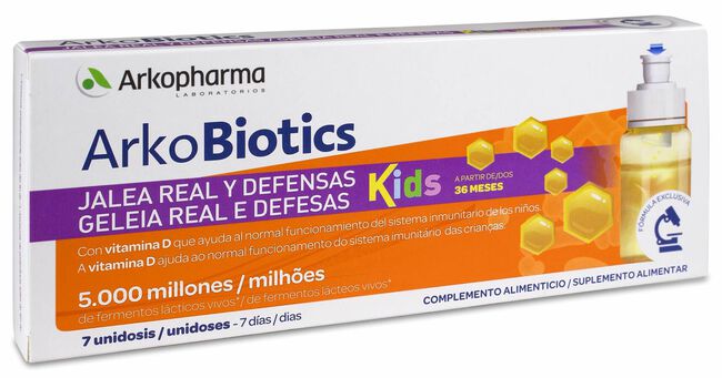 Arkoprobiotics Energia y Defensas Jalea Real Niños 7 Unidosis 