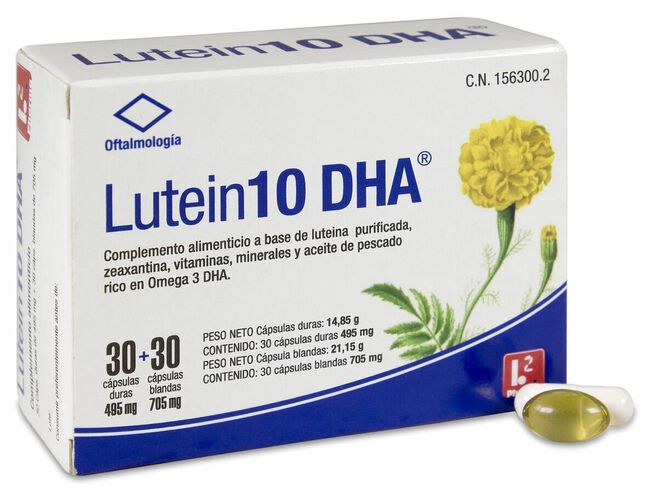 Lutein Esendi 10 Dha 30 + 30 Cápsulas 