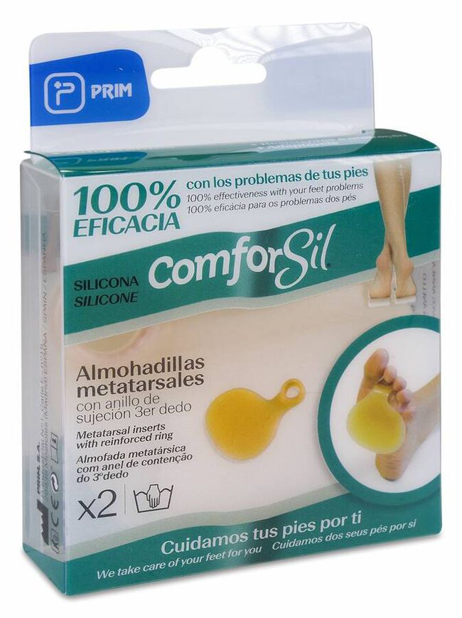 Almohadilla Metatarsal Comforsil Anillo Reforzado 2 U 