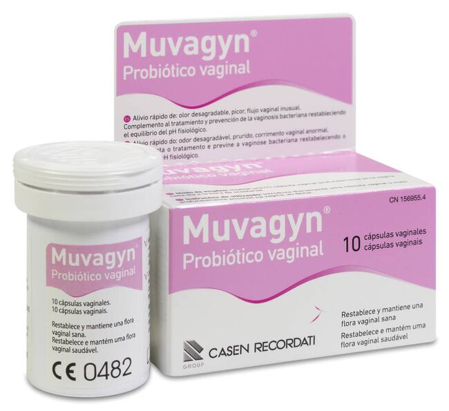 Muvagyn Probiotico Vaginal 10 Cápsulas Vaginales 