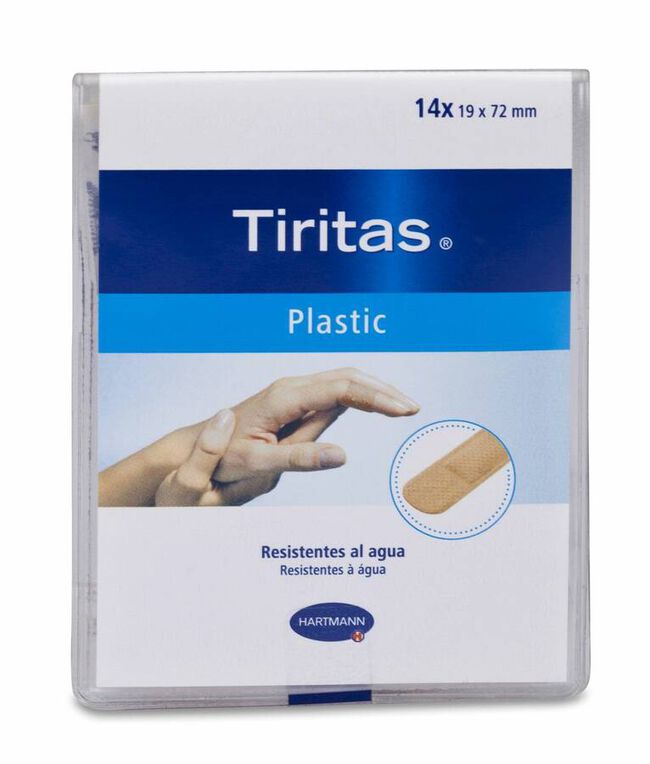 Tiritas Plastic Aposito Adhesivo 19 X 72 14 U 