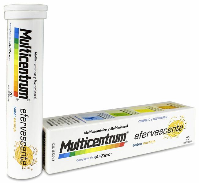 Multicentrum Con Luteina 20 Comprimidos Eferv 