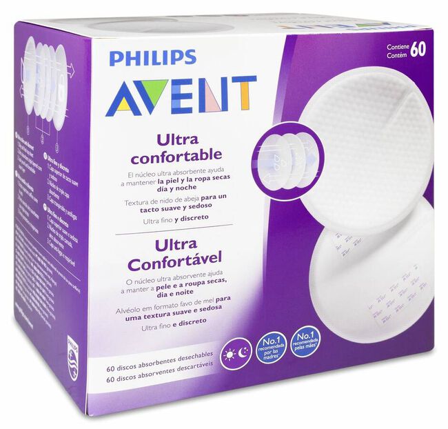 Discos Absorbentes Lactancia Philips Avent Ultra 24 U 