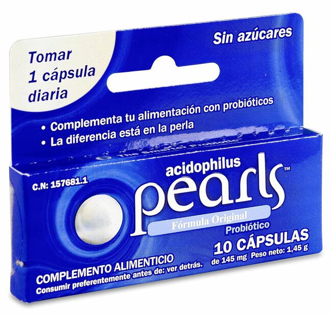 Pearls Acidophilus 10 Cápsulas 