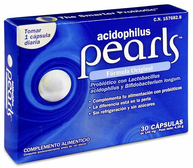 Pearls Acidophilus 30 Cápsulas 