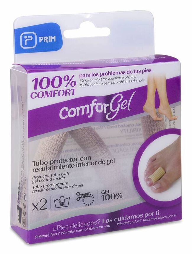 Comforsil Tubo Elastico Con Gel Protector Tejido Mesh 15 Cm 1 U 