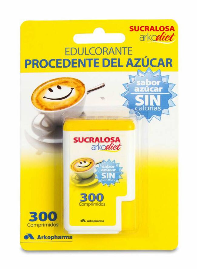 Sucralosa Arko Endulzante Ext Del Azucar 300 Comprimidos 