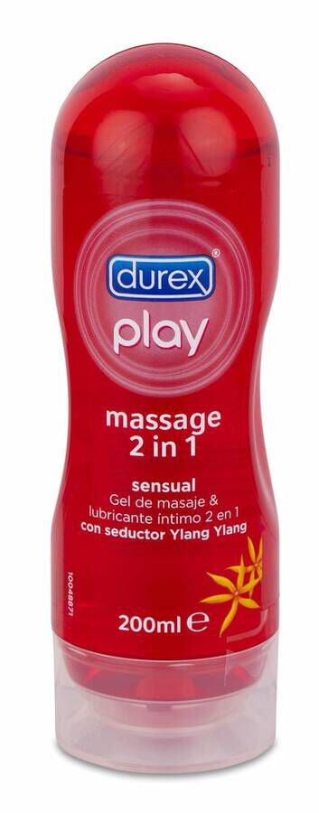 Durex Play Massage Sensual Lubricante Hidrosoluble Intimo 200 ml 