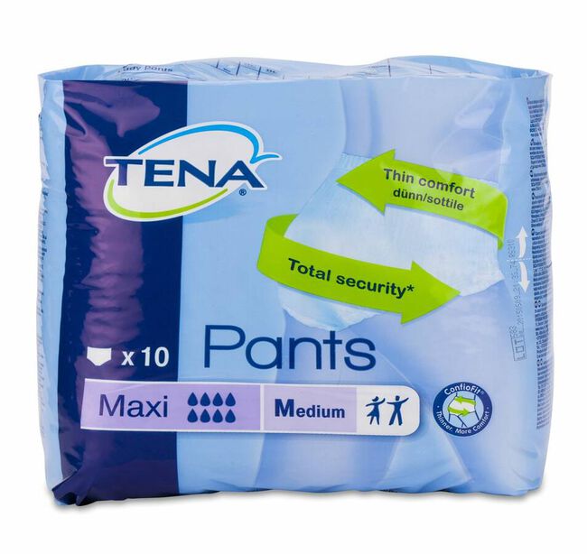 Absorb Inc Orina Tena Pants Maxi T- Med 10 U 