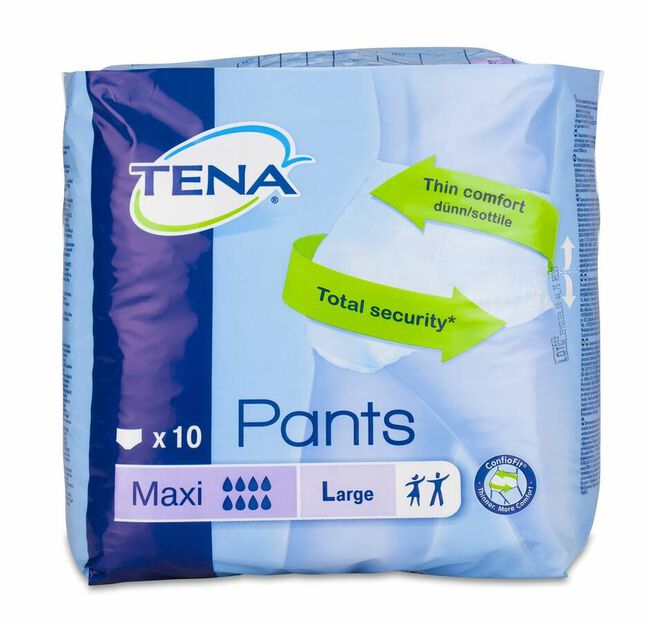 Absorb Inc Orina Tena Pants Maxi T- Gde 10 U 