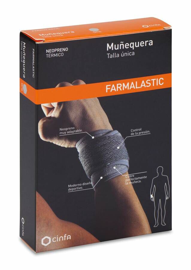 Muñequera Farmalastic Neopreno T- Unica 