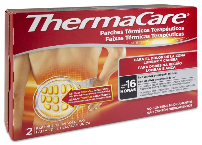 Thermacare Zona Lumbar y Cadera Parches Termicos 