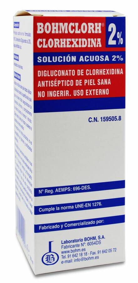 Bohmclorh Clorhexidina Sol Acuosa 2% 100 ml 