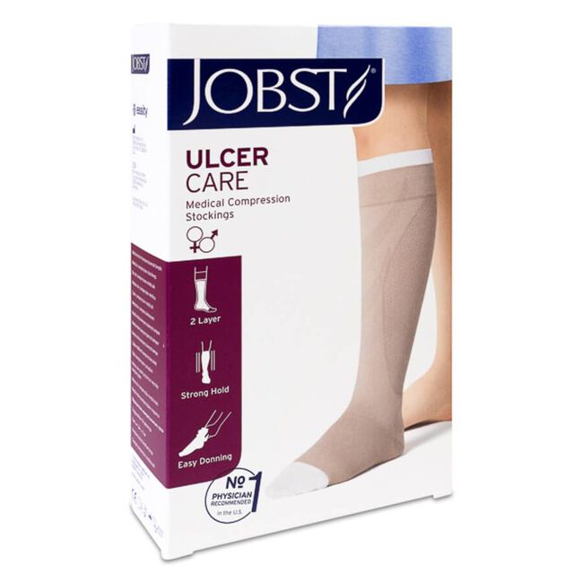 Media Comprimidos Fuerte Sin Cremallera Jobst Ulcercare Media Beige T- Xl 