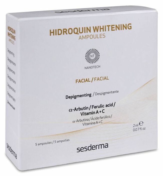 Hidroquin Whitening Ampoules Lipoceutical 2 ml 5 U 