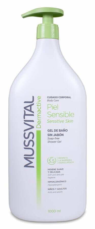 Mussvital Derma Gel De Baño Piel Sensible 1000 ml 