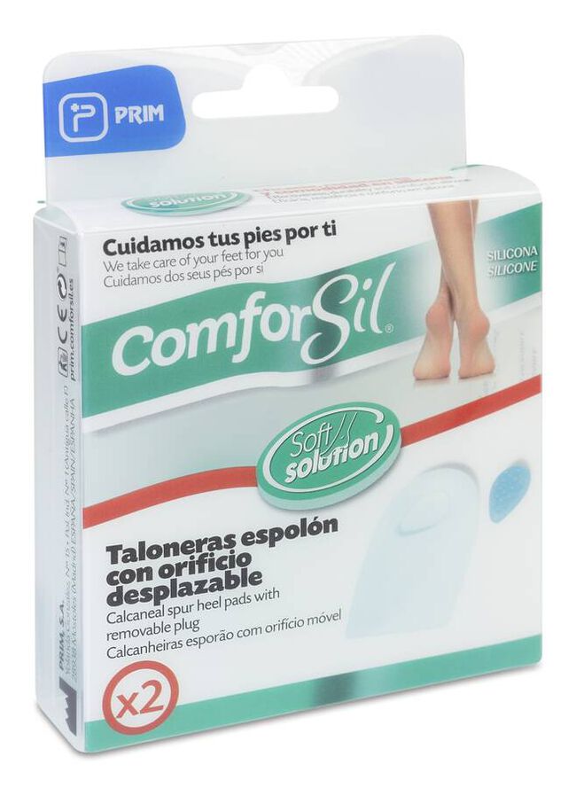 Talonera Espolon Comforsil Calbenium Orificio Desplazable T- Gde 2 U 