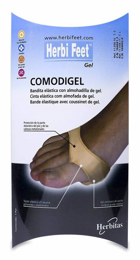 Banda Elastica Con Almohadilla De Gel Comodigel Herbi Feet T- L 2 U 