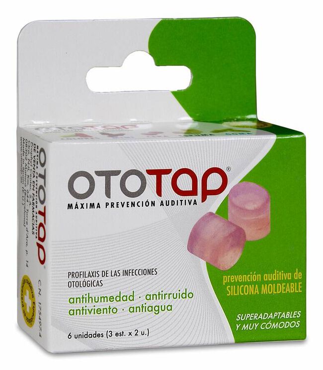 Tapones Oidos Oto-Tap Silicona 6 U 