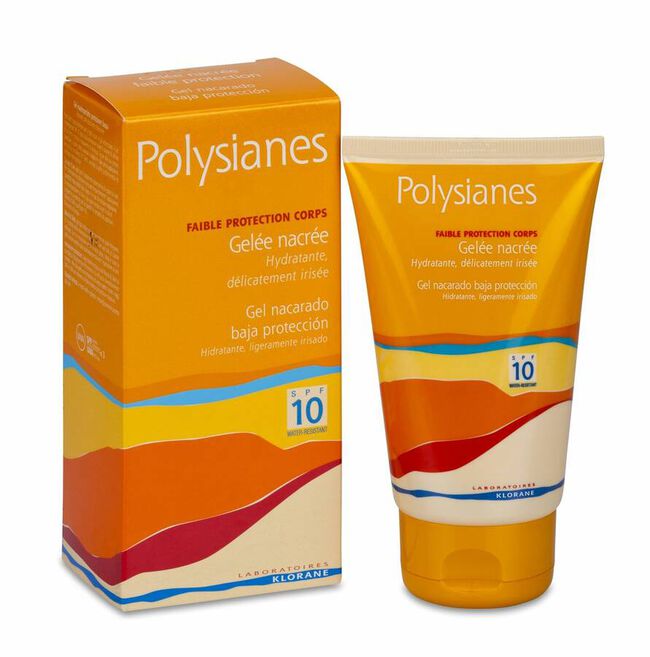 Polysianes Gel Crema Nacarado Spf 10 Klorane 125 ml 