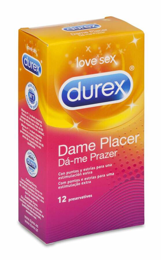 Durex Pleasuremax Preservativos 12 U 