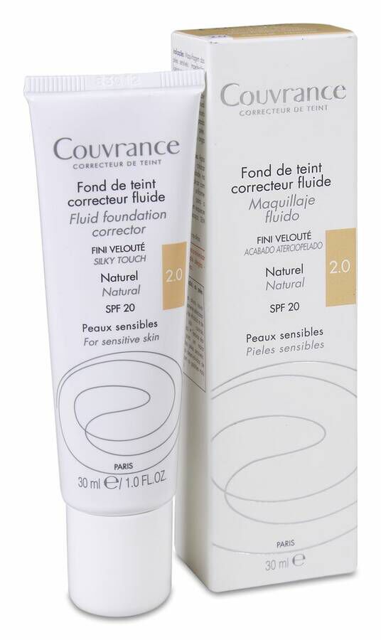 Avene Couvrance Maquillaje Fluido 30 ml Natural 