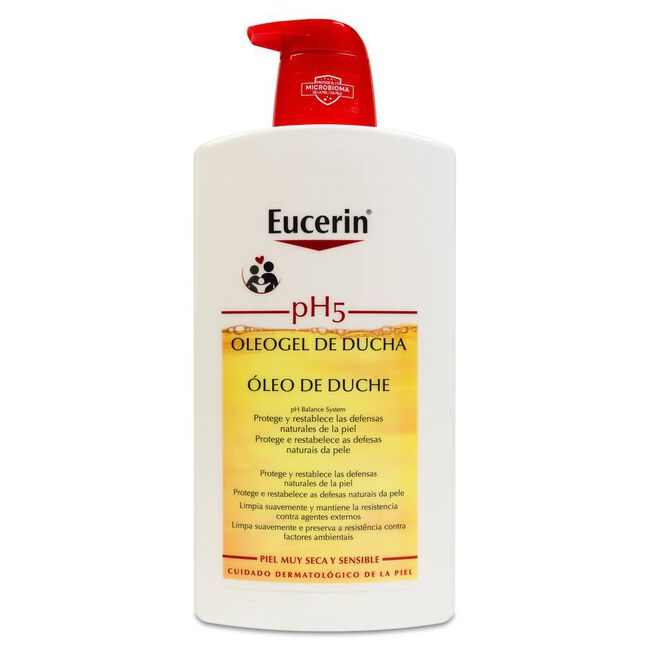 Oleogel De Ducha Eucerin Piel Sensible Ph-5 1 L 