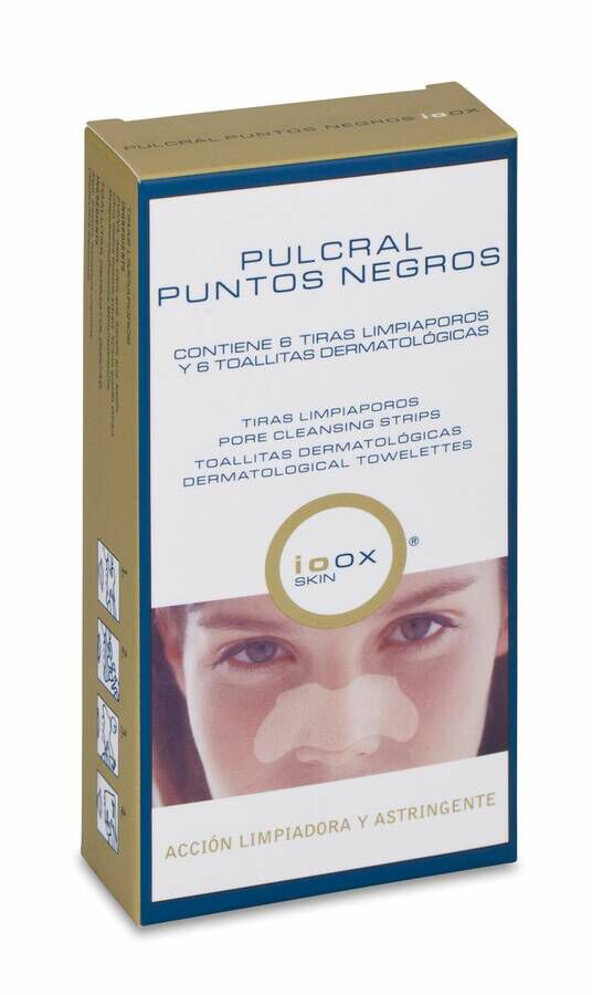 Pulcral Puntos Negros 6 Tiras+6 Toallitas 