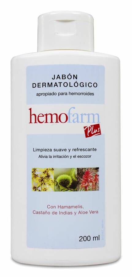 Hemofarm Plus Jabon Dermatologico 200 ml 