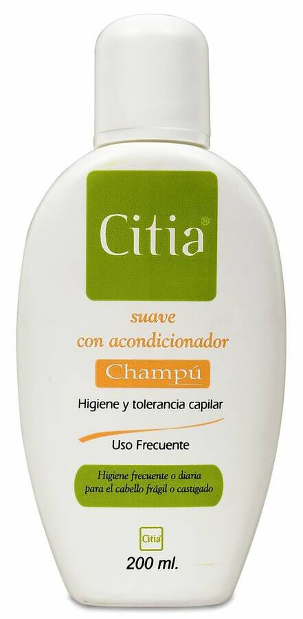 Citia Champu Suave Con Acondicionador 200 ml 