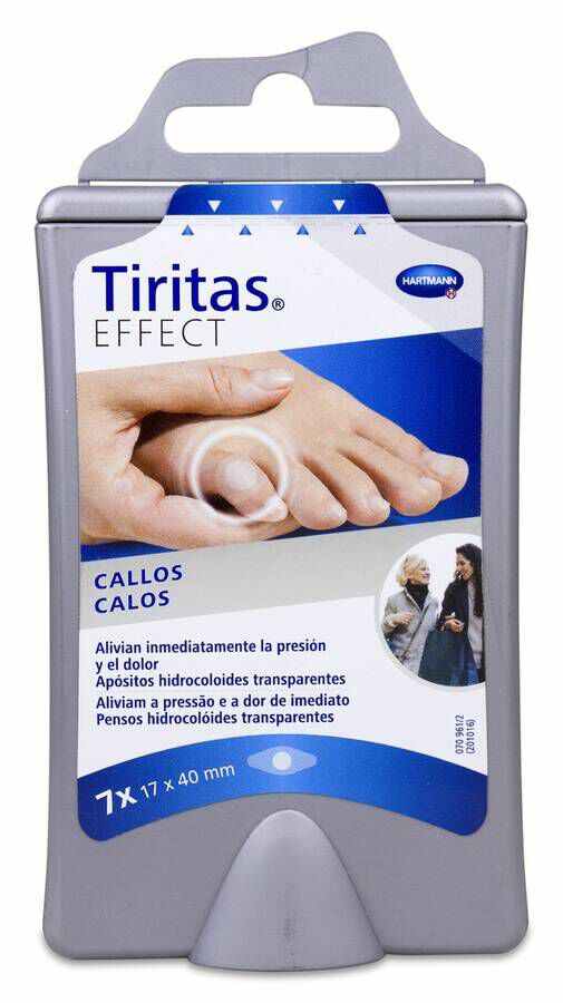 Tiritas Hydro Callos Dedos Hidrocoloide 60 X 18 Mm 8 U 